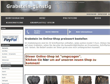 Tablet Screenshot of grabstein-e.de
